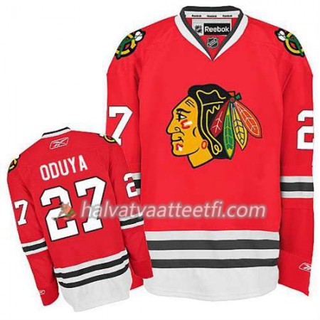 Lasten NHL Chicago Blackhawks Pelipaita Johnny Oduya #27 Premier Koti Punainen Lasten NHL Chicago Blackhawks Pelipaita Johnny Oduya #27 Premier Koti Punainen