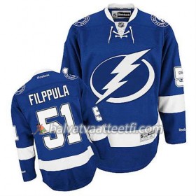 Reebok Miesten NHL Tampa Bay Lightning Pelipaita Valtteri Filppula #51 Koti Sininen