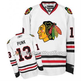 Lasten NHL Chicago Blackhawks Pelipaita CM Punk #13 Premier Vieras Valkoinen