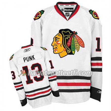 Lasten NHL Chicago Blackhawks Pelipaita CM Punk #13 Premier Vieras Valkoinen