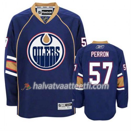 Reebok Miesten NHL Edmonton Oilers Pelipaita David Perron #57 Kolmas Sininen
