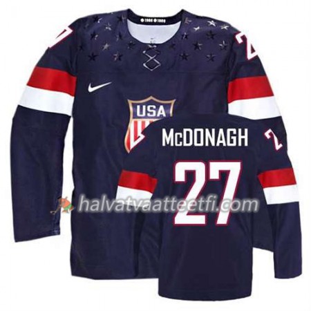 Reebok Miesten NHL Premier Olympic-USA Team Pelipaita Ryan McDonagh #27 Vieras Sininen Paita Reebok Miesten NHL Premier Olympic-USA Team Pelipaita Ryan McDonagh #27 Vieras Sininen Paita