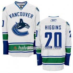 Reebok Miesten NHL Vancouver Canucks Pelipaita Chris Higgins #20 Vieras Valkoinen