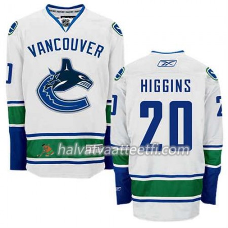 Reebok Miesten NHL Vancouver Canucks Pelipaita Chris Higgins #20 Vieras Valkoinen