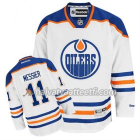 Reebok Miesten NHL Edmonton Oilers Pelipaita Mark Messier #11 Vieras Valkoinen