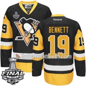 Reebok NHL Pittsburgh Penguins Pelipaita Beau Bennett #19 Musta Kolmas 2016 Stanley Cup