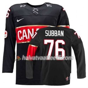 Lasten NHL Premier Olympic-Canada Team Pelipaita P.K Subban #76 Kolmas Musta Paita