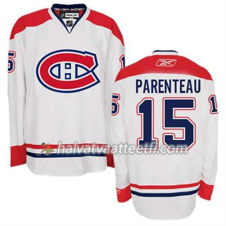 Reebok Miesten NHL Montreal Canadiens Pelipaita P. A. Parenteau #15 Vieras Valkoinen Reebok Miesten NHL Montreal Canadiens Pelipaita P. A. Parenteau #15 Vieras Valkoinen