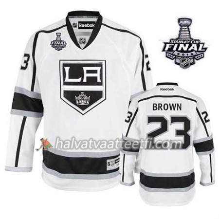 Reebok Miesten NHL Los Angeles Kings Pelipaita Drew Doughty #23 Vieras Valkoinen 2014 Stanley Cup Reebok Miesten NHL Los Angeles Kings Pelipaita Drew Doughty #23 Vieras Valkoinen 2014 Stanley Cup
