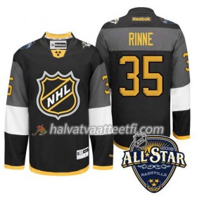 2016 All Star NHL Premier-Nashville Predators Pelipaita Pekka Rinne #35 Musta Paita
