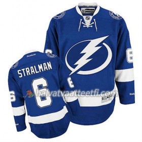 Reebok Miesten NHL Tampa Bay Lightning Pelipaita Anton Stralman #6 Koti Musta