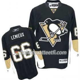 Reebok Miesten NHL Pittsburgh Penguins Pelipaita Mario Lemieux 66 Musta Koti