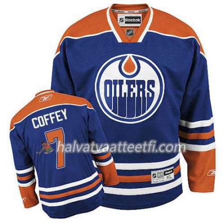 Reebok Miesten NHL Edmonton Oilers Pelipaita Paul Coffey #7 Koti Sininen Reebok Miesten NHL Edmonton Oilers Pelipaita Paul Coffey #7 Koti Sininen