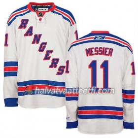 Reebok Miesten NHL New York Rangers Pelipaita Mark Messier #11 Vieras Valkoinen