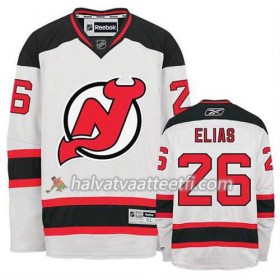 Reebok Miesten NHL New Jersey Devils Pelipaita Patrik Elias #26 Vieras Valkoinen