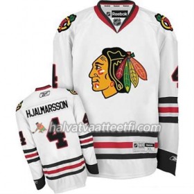 Reebok Miesten NHL Chicago Blackhawks Pelipaita Niklas Hjalmarsson 4 Valkoinen Vieras