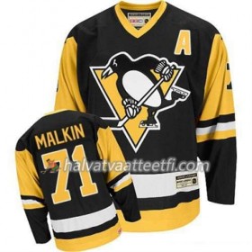 Reebok Miesten NHL Pittsburgh Penguins Pelipaita Evgeni Malkin 71 Musta Kolmas
