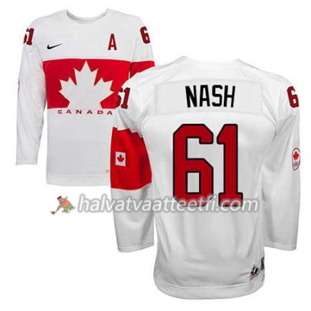 Reebok Miesten NHL Premier Olympic-Canada Team Pelipaita Rick Nash #61 Koti Valkoinen Paita Reebok Miesten NHL Premier Olympic-Canada Team Pelipaita Rick Nash #61 Koti Valkoinen Paita