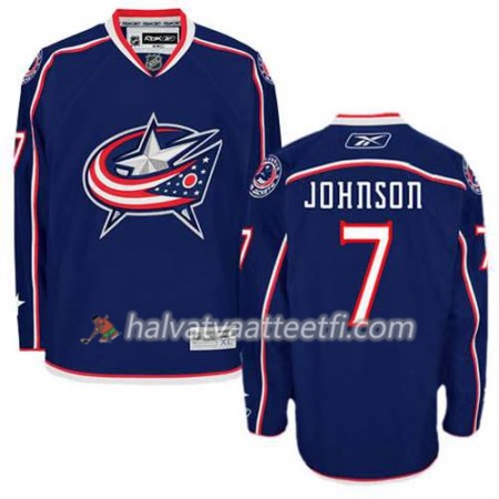 Reebok Miesten NHL Columbus Blue Jackets Pelipaita Jack Johnson #7 Koti Sininen Reebok Miesten NHL Columbus Blue Jackets Pelipaita Jack Johnson #7 Koti Sininen