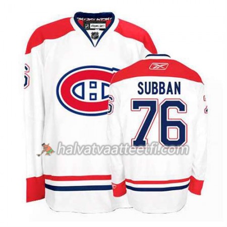 Reebok Miesten NHL Montreal Canadiens Pelipaita P.K Subban #76 Vieras Valkoinen