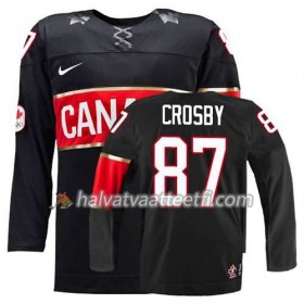 Reebok Naisten NHL Premier Olympic-Canada Team Pelipaita Sidney Crosby #87 Kolmas Musta Paita