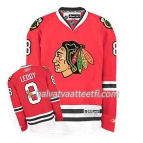 Reebok Miesten NHL Chicago Blackhawks Pelipaita Nick Leddy 8 Punainen Koti