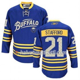 Reebok Miesten NHL Buffalo Sabres Pelipaita Drew Stafford #21 Kolmas Sininen