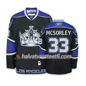 Reebok Naisten NHL Los Angeles Kings Pelipaita Marty Mcsorley #33 Premier Kolmas Musta