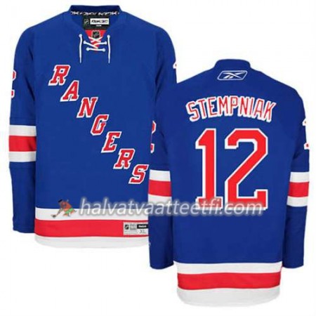 Reebok Miesten NHL New York Rangers Pelipaita Lee Stempniak #12 Koti Sininen