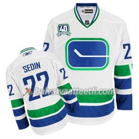 Reebok Miesten NHL Vancouver Canucks Pelipaita Daniel Sedin #22 Kolmas Valkoinen