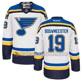 Reebok Miesten NHL St. Louis Blues Pelipaita Jay Bouwmeester #19 Vieras Valkoinen