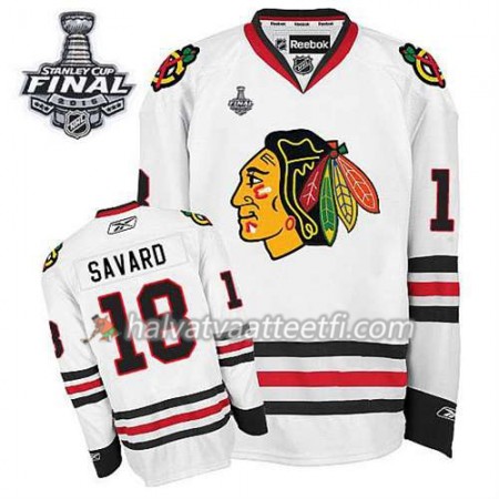 Reebok Miesten NHL Chicago Blackhawks Pelipaita Denis Savard #18 Vieras Valkoinen 2015 Stanley Cup Reebok Miesten NHL Chicago Blackhawks Pelipaita Denis Savard #18 Vieras Valkoinen 2015 Stanley Cup