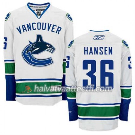 Reebok Miesten NHL Vancouver Canucks Pelipaita Jannik Hansen #36 Vieras Valkoinen