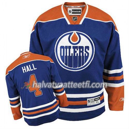 Reebok Miesten NHL Edmonton Oilers Pelipaita Taylor Hall #4 Koti Sininen