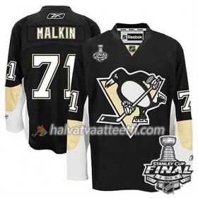 Reebok NHL Pittsburgh Penguins Pelipaita Evgeni Malkin #71 Musta Koti 2016 Stanley Cup