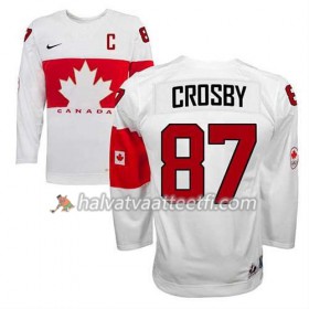 Reebok Naisten NHL Premier Olympic-Canada Team Pelipaita Sidney Crosby #87 Koti Valkoinen Paita