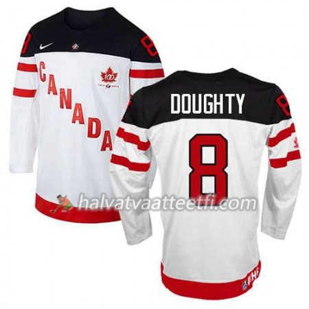 Lasten NHL Premier Olympic-Canada Team Pelipaita Drew Doughty #8 100th Anniversary Valkoinen Paita Lasten NHL Premier Olympic-Canada Team Pelipaita Drew Doughty #8 100th Anniversary Valkoinen Paita