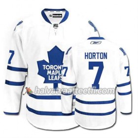 Reebok Miesten NHL Toronto Maple Leafs Pelipaita Tim Horton #7 Vieras Valkoinen