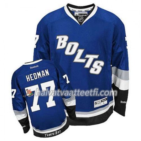 Reebok Miesten NHL Tampa Bay Lightning Pelipaita Victor Hedman #77 Kolmas Sininen Reebok Miesten NHL Tampa Bay Lightning Pelipaita Victor Hedman #77 Kolmas Sininen