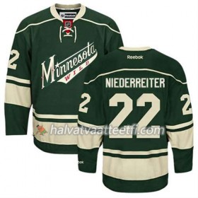 Reebok Miesten NHL Minnesota Wild Pelipaita Nino Niederreiter #22 Kolmas Vihreä