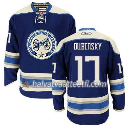 Reebok Miesten NHL Columbus Blue Jackets Pelipaita Brandon Dubinsky #17 Kolmas Sininen