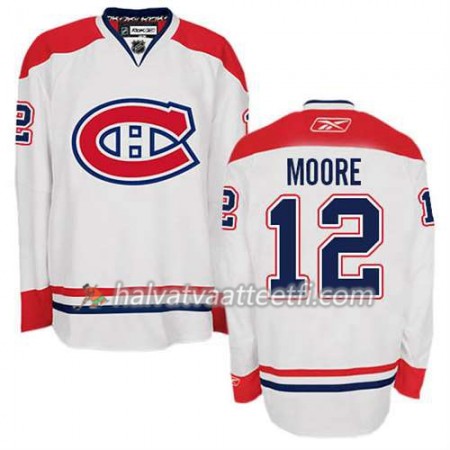 Reebok Miesten NHL Montreal Canadiens Pelipaita Dickie Moore #12 Vieras Valkoinen