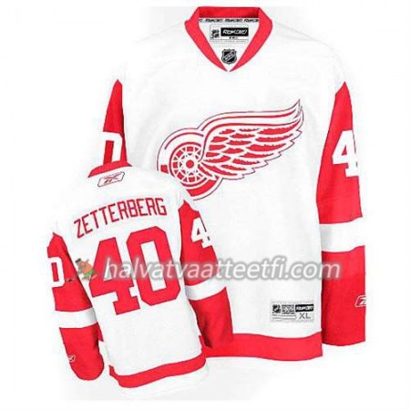 Reebok Miesten NHL Detroit Red Wings Pelipaita Henrik Zetterberg #40 Vieras Valkoinen Reebok Miesten NHL Detroit Red Wings Pelipaita Henrik Zetterberg #40 Vieras Valkoinen
