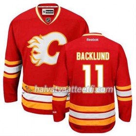 Reebok Miesten NHL Calgary Flames Pelipaita Mikael Backlund #11 Kolmas Punainen