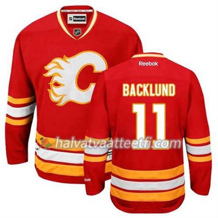Reebok Miesten NHL Calgary Flames Pelipaita Mikael Backlund #11 Kolmas Punainen
