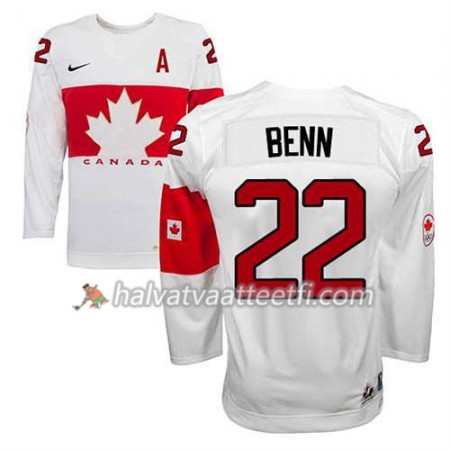 Lasten NHL Premier Olympic-Canada Team Pelipaita Jamie Benn #22 Koti Valkoinen Paita Lasten NHL Premier Olympic-Canada Team Pelipaita Jamie Benn #22 Koti Valkoinen Paita