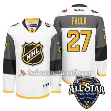 2016 All Star NHL Premier-Carolina Hurricanes Pelipaita Justin Faulk #27 Musta Paita