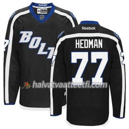 Reebok Miesten NHL Tampa Bay Lightning Pelipaita Victor Hedman #77 Kolmas Musta Reebok Miesten NHL Tampa Bay Lightning Pelipaita Victor Hedman #77 Kolmas Musta
