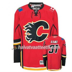 Reebok Miesten NHL Calgary Flames Pelipaita Karri Ramo #31 Koti Punainen