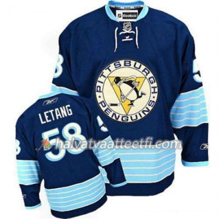Reebok Miesten NHL Pittsburgh Penguins Pelipaita Kris Letang 58 Sininen Kolmas Reebok Miesten NHL Pittsburgh Penguins Pelipaita Kris Letang 58 Sininen Kolmas